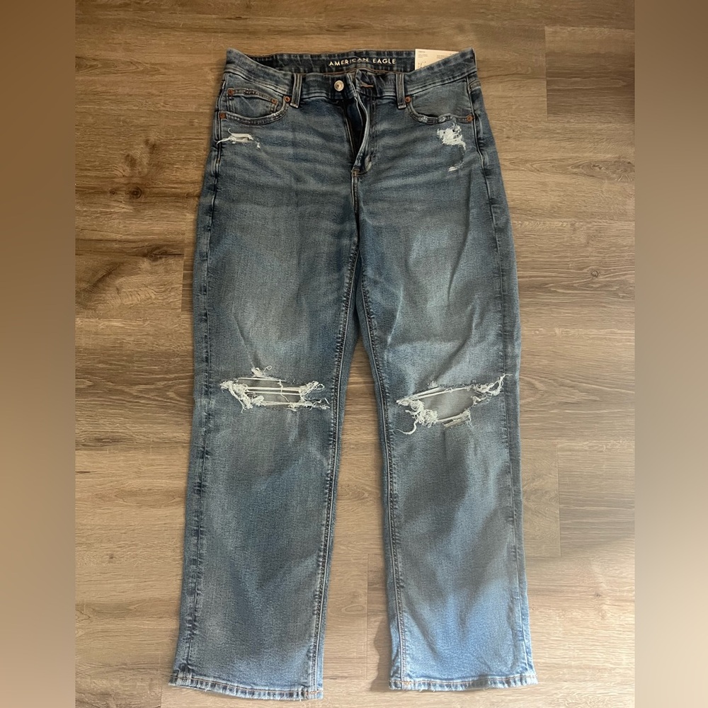 American Eagle Outfitters curvy straight women’s jeans 12